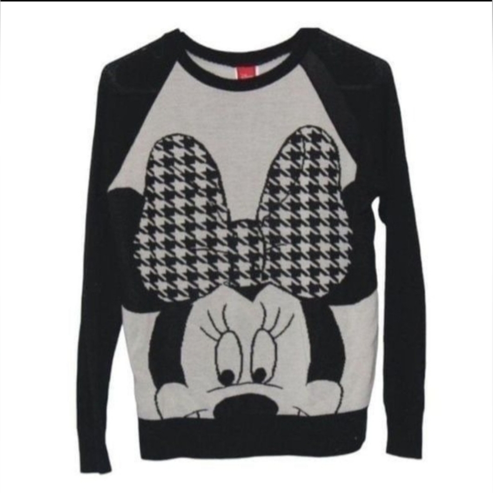 Disney Women's Minnie Mouse Crew Neck Sweater- Size: LARGE!!